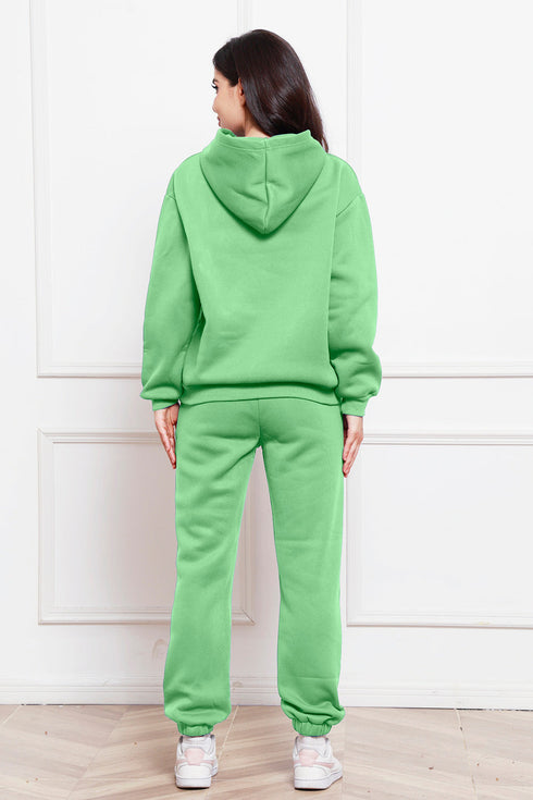 'Sarah' Long Sleeve Hoodie and Pants Set - Celes Fashion